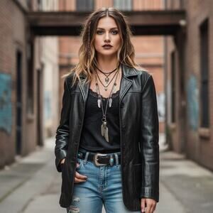 Wilson’s Leather Jacket • Size Large (Fits like Medium) • Genuine Leather